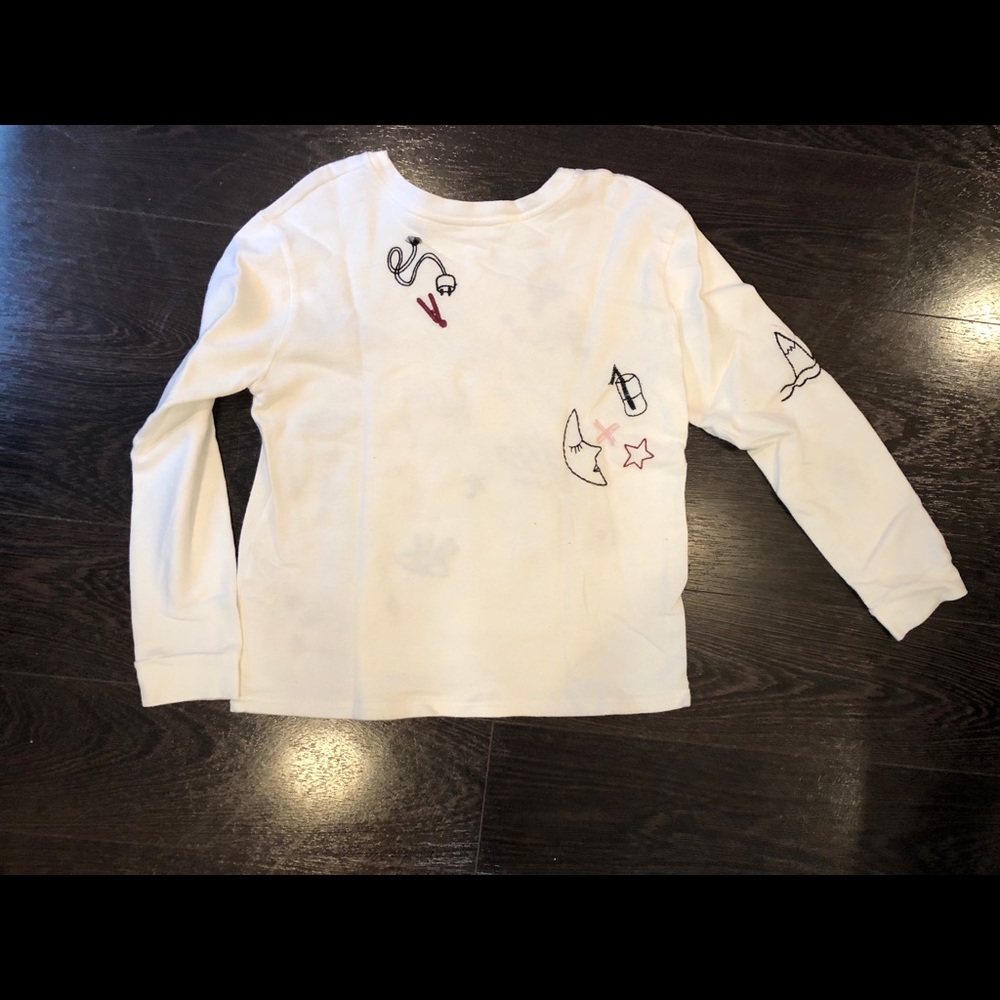 Zara white sweater